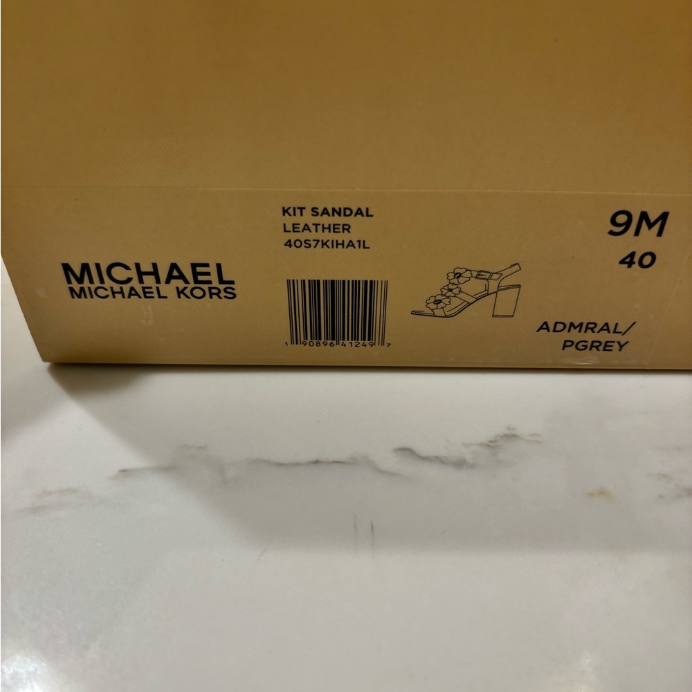 Michael Kors Black Floral Heels - Picture 4 of 4